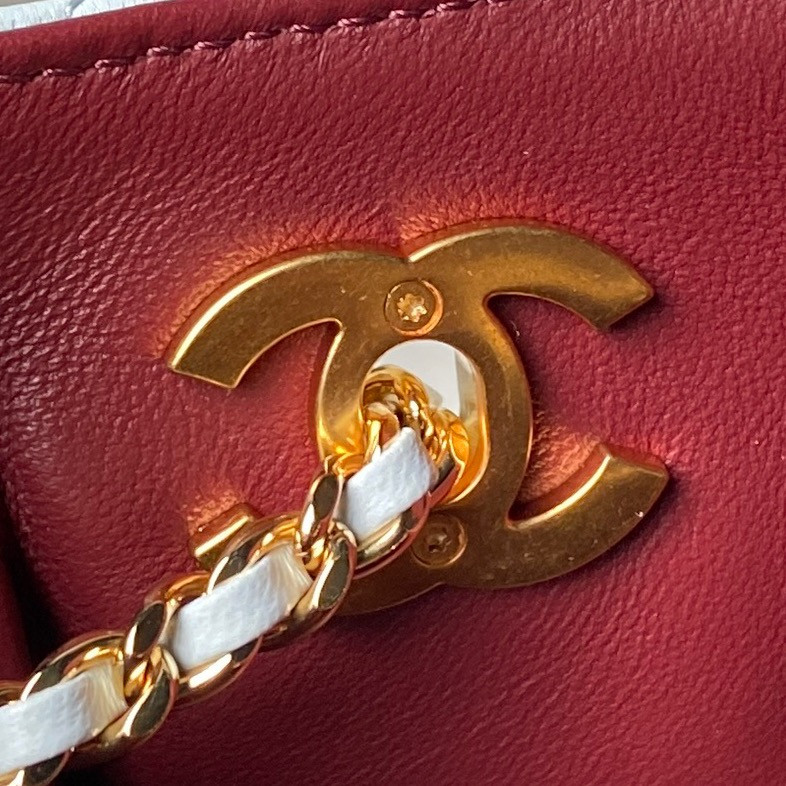 CHANEL Chain Shopping Tote Bag AS6248 24.5x16x7.5cm