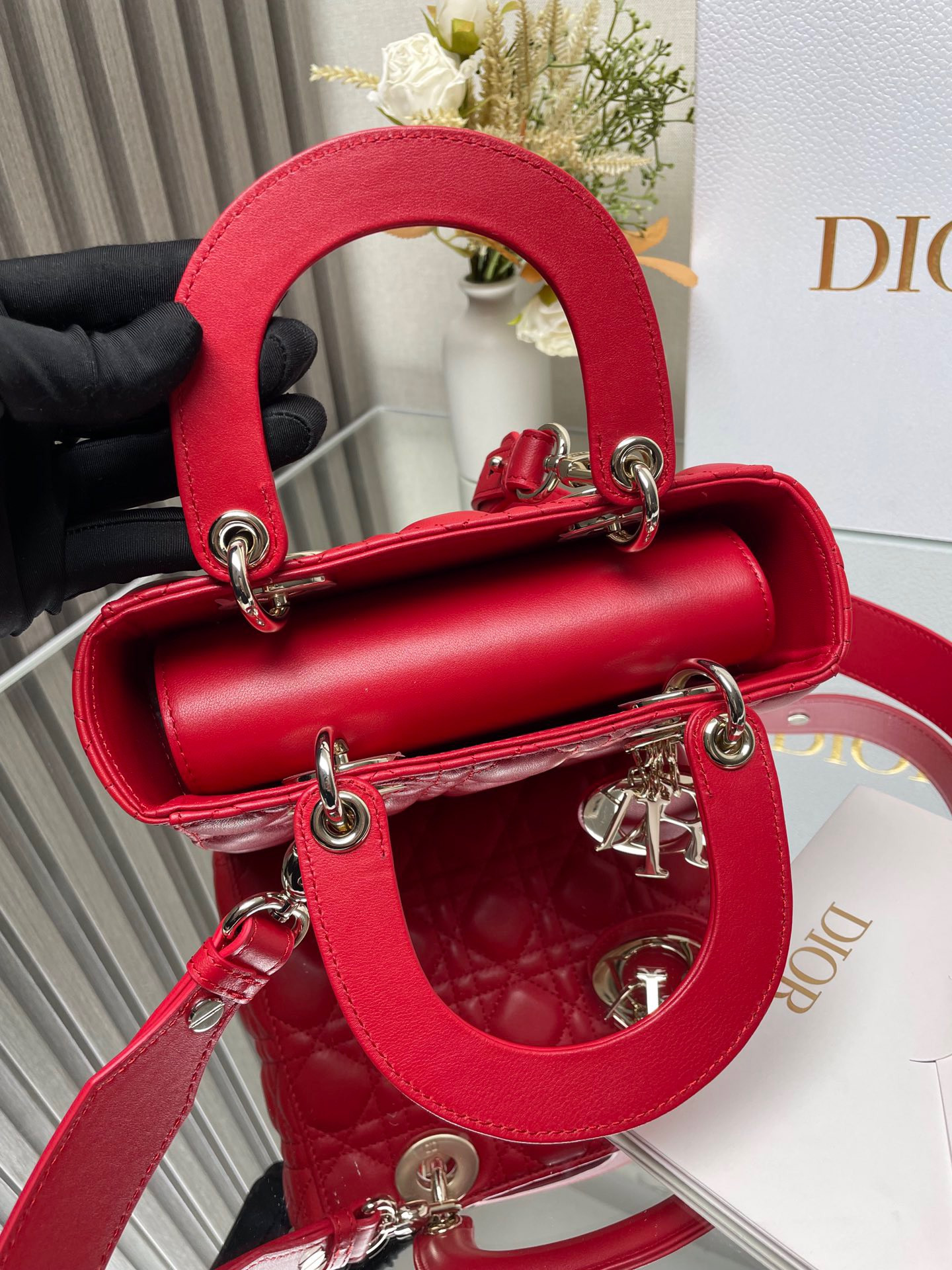 Small Lady D10r My ABCD10r Bag Red 8 x 6.5 x 3 inches