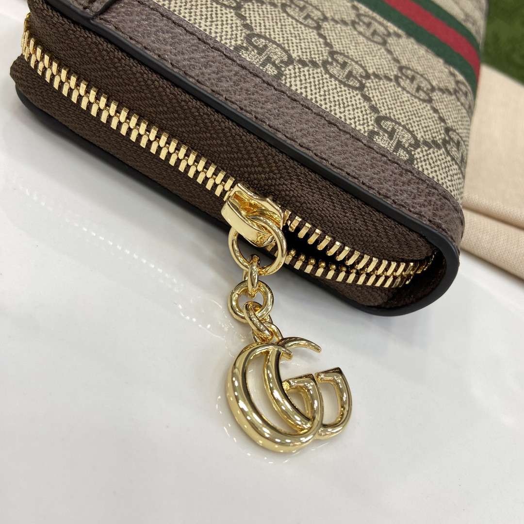 Gvc*1 OPHIDIAZIP AROUND WALLET 19.5x11x3cm