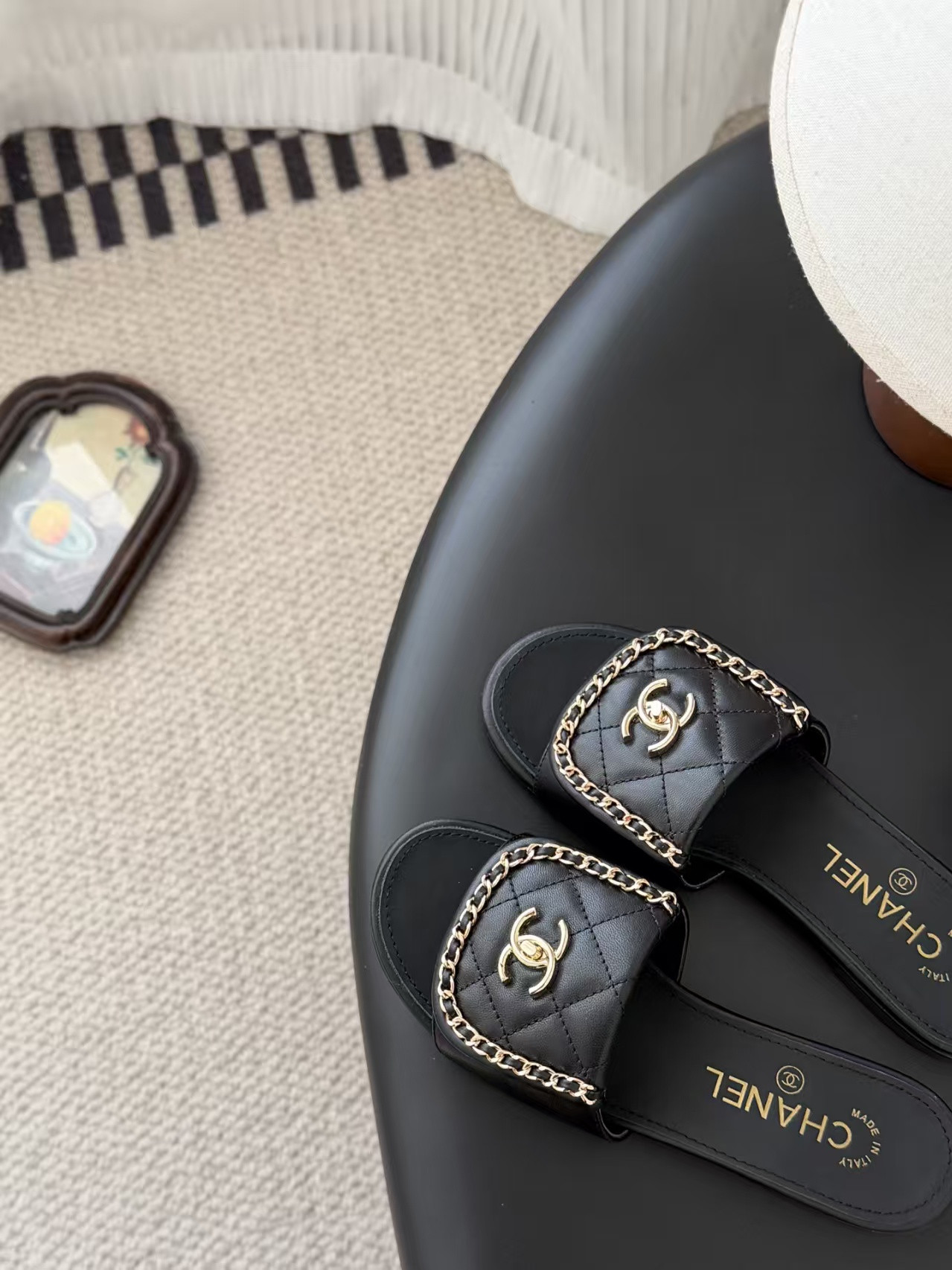UA Chanel Slippers
