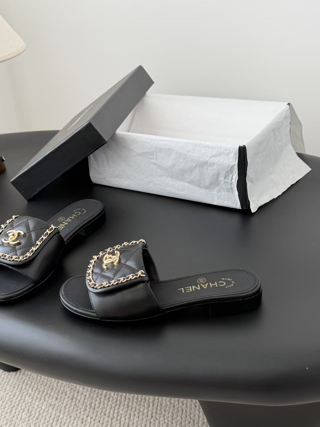 UA Chanel Slippers