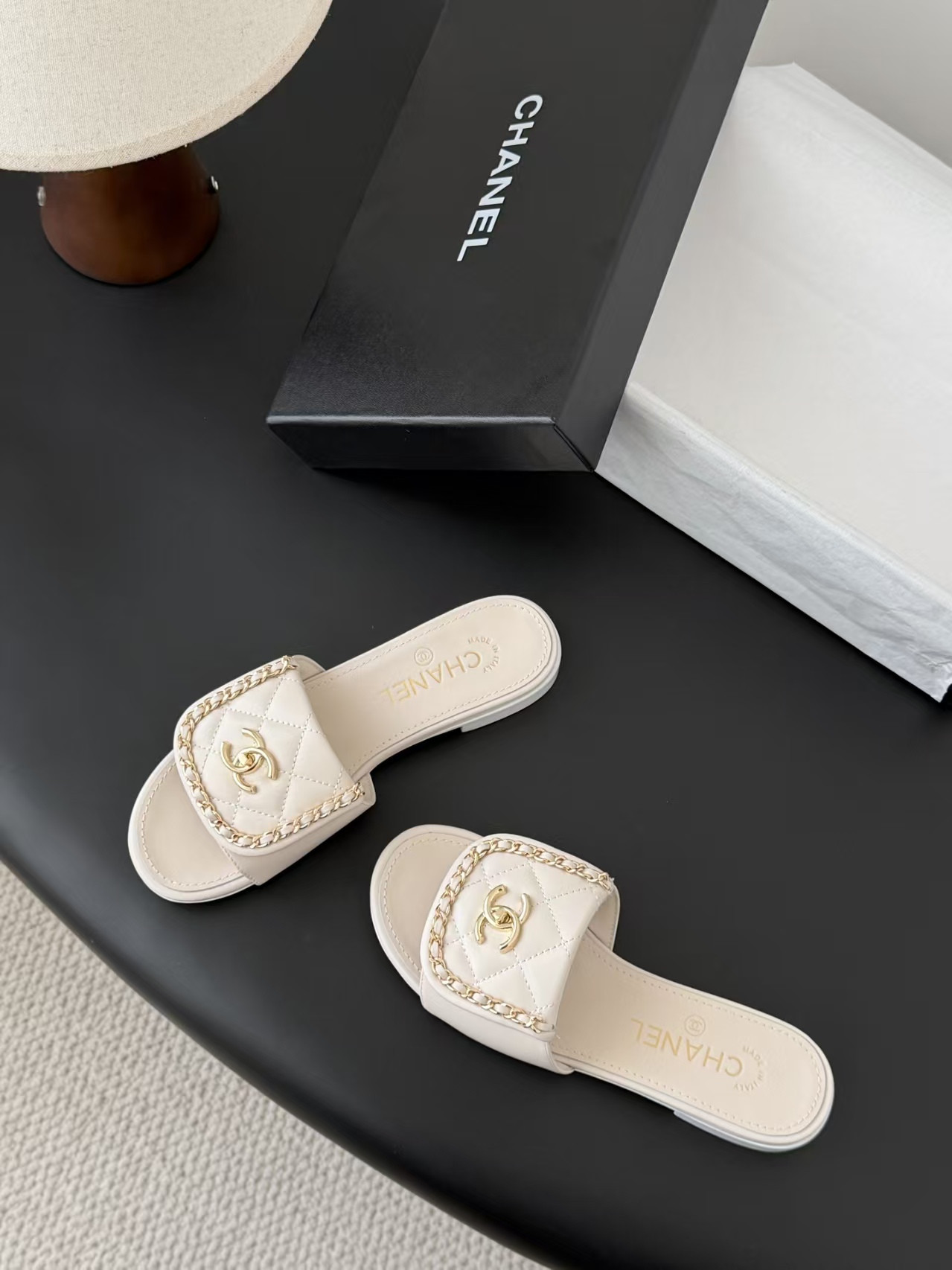 UA Chanel Slippers