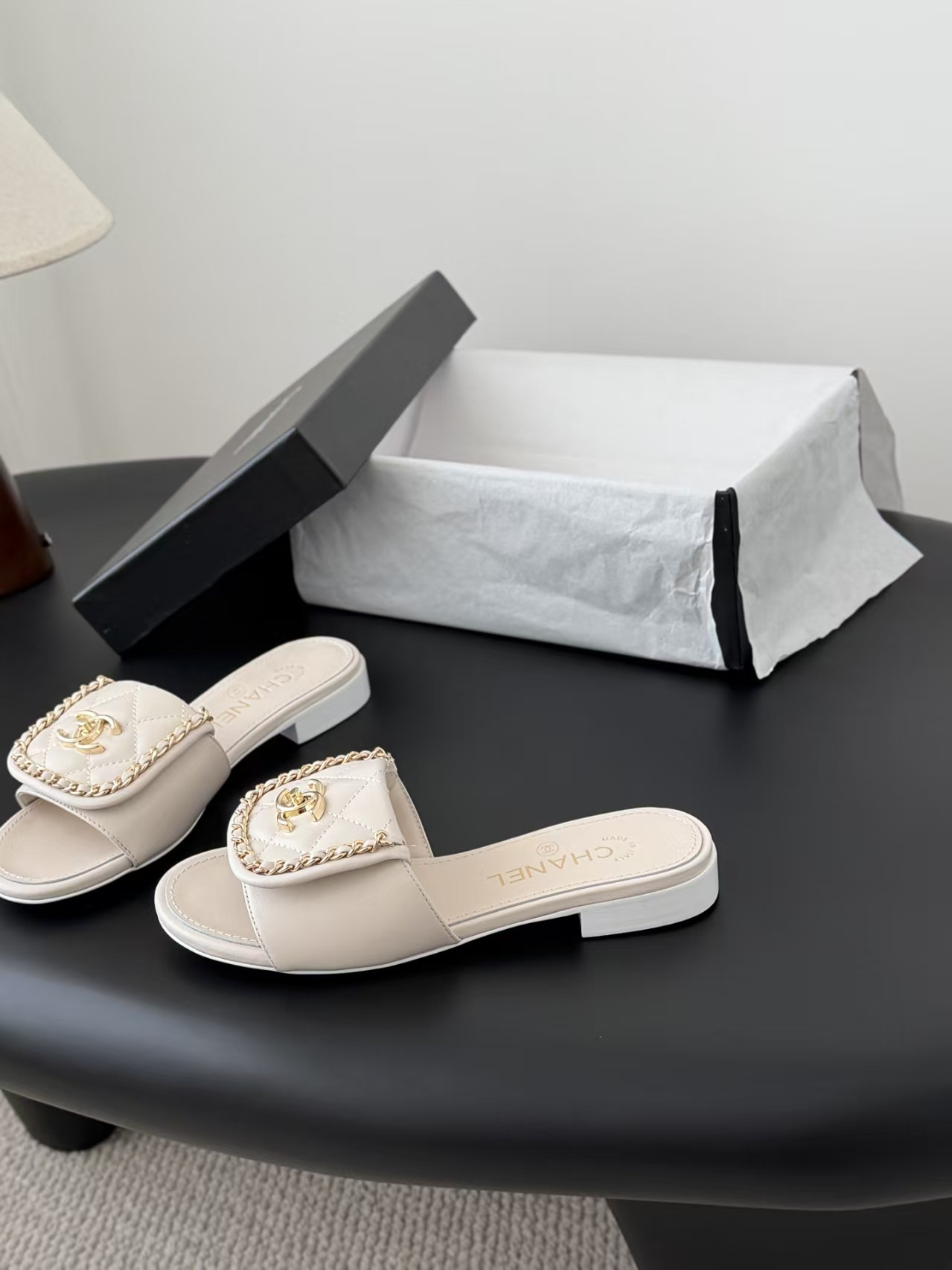 UA Chanel Slippers