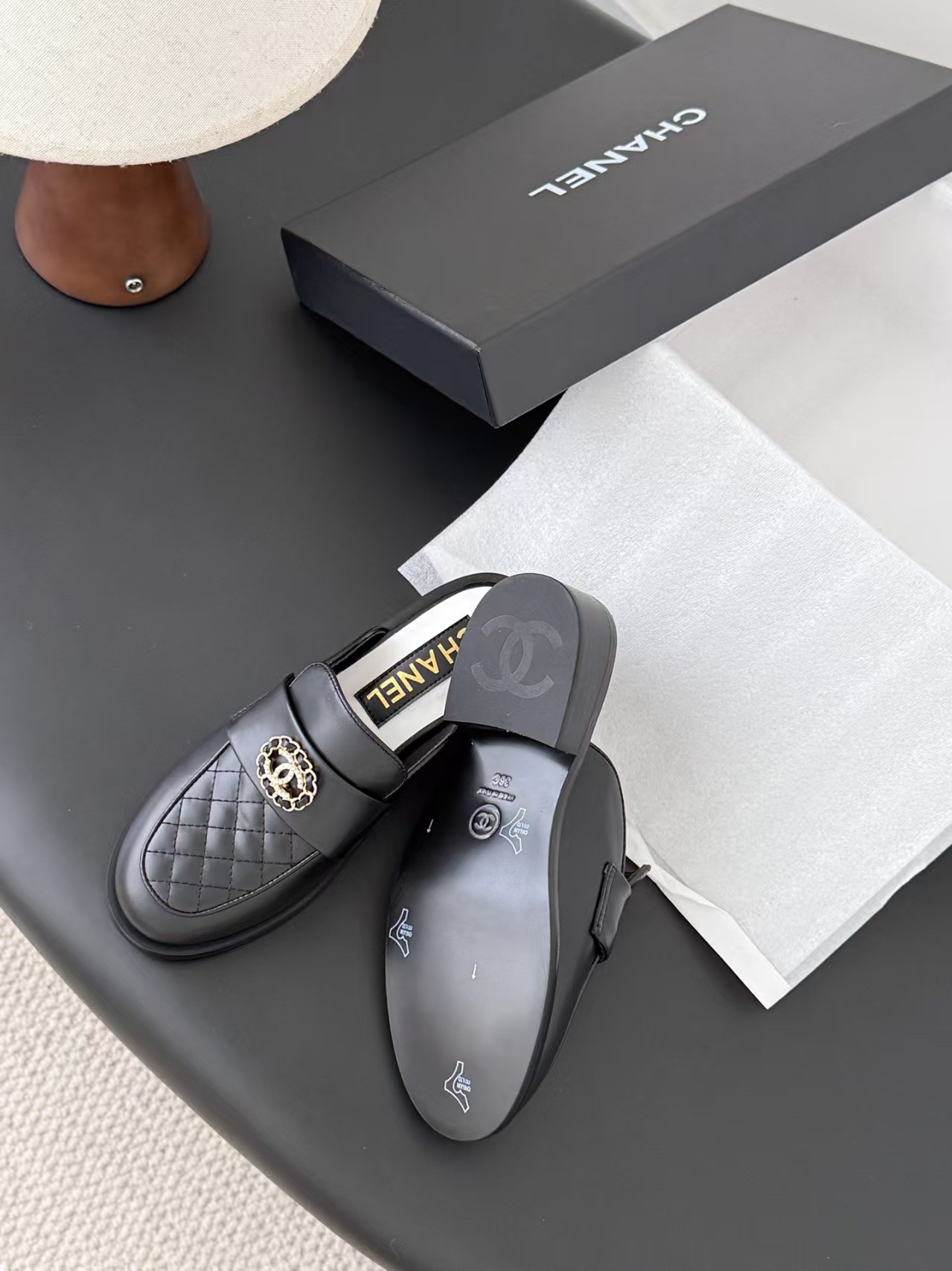 UA Chanel Mules