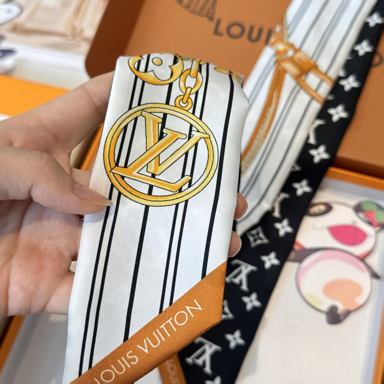 LV My Neverfull BB Bandeau 120x5cm