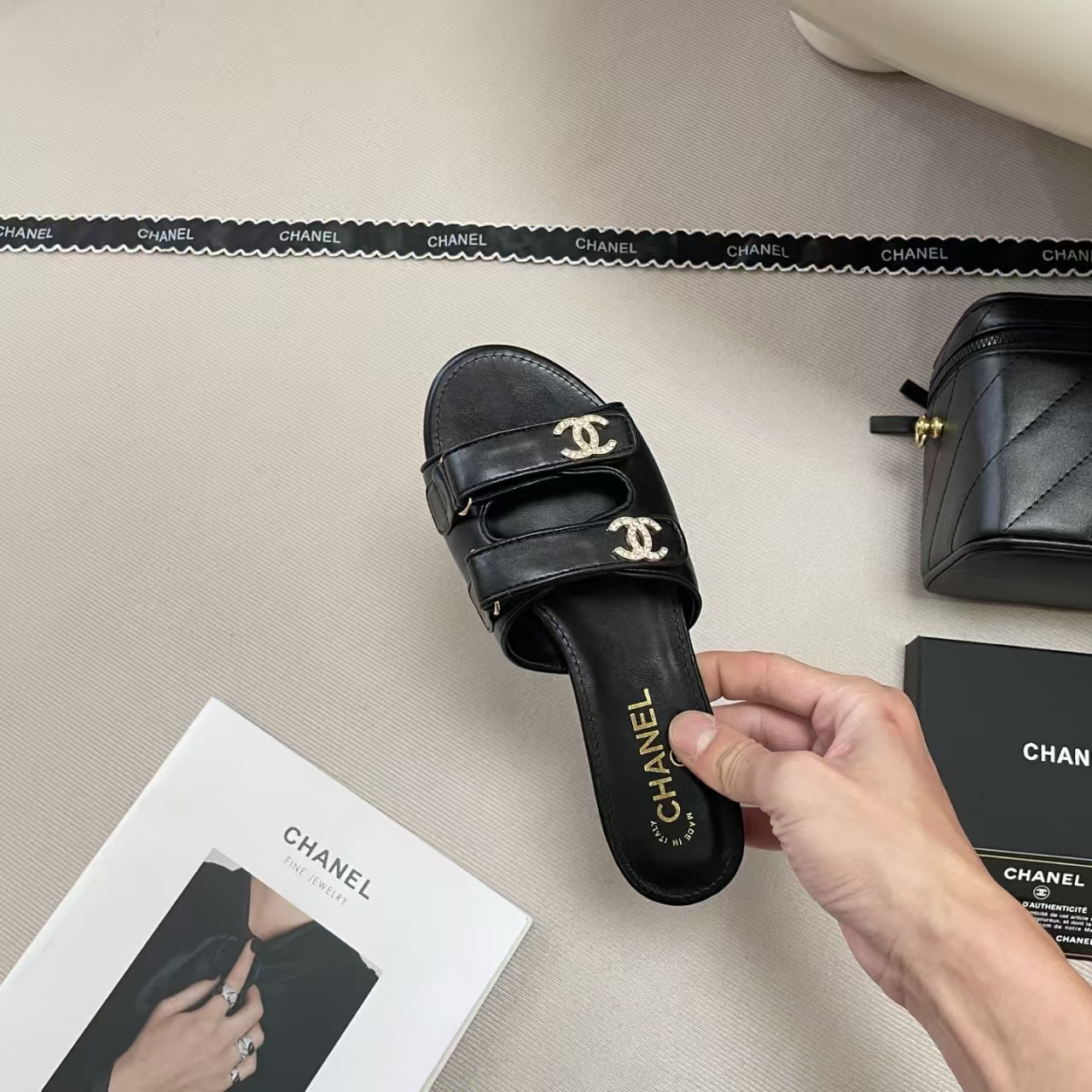 UA Chanel Mules