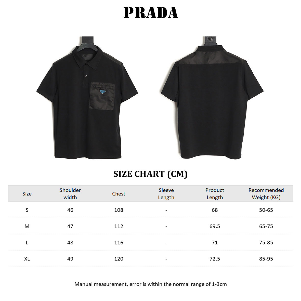 Pra*a short-sleeved polo shirt