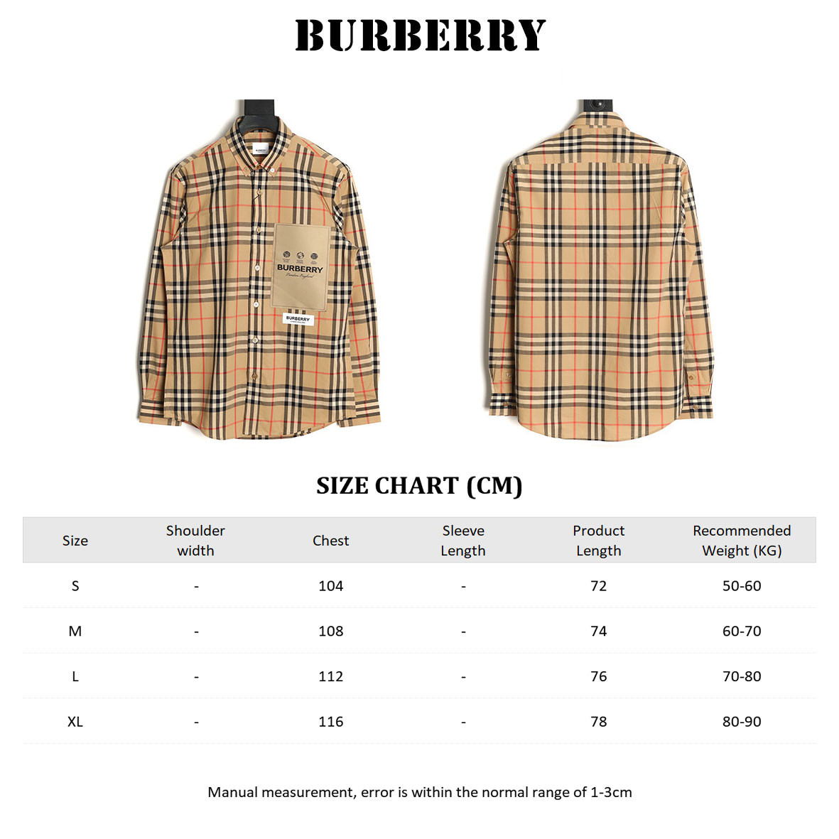 Burberry Long-sleeved Shirts