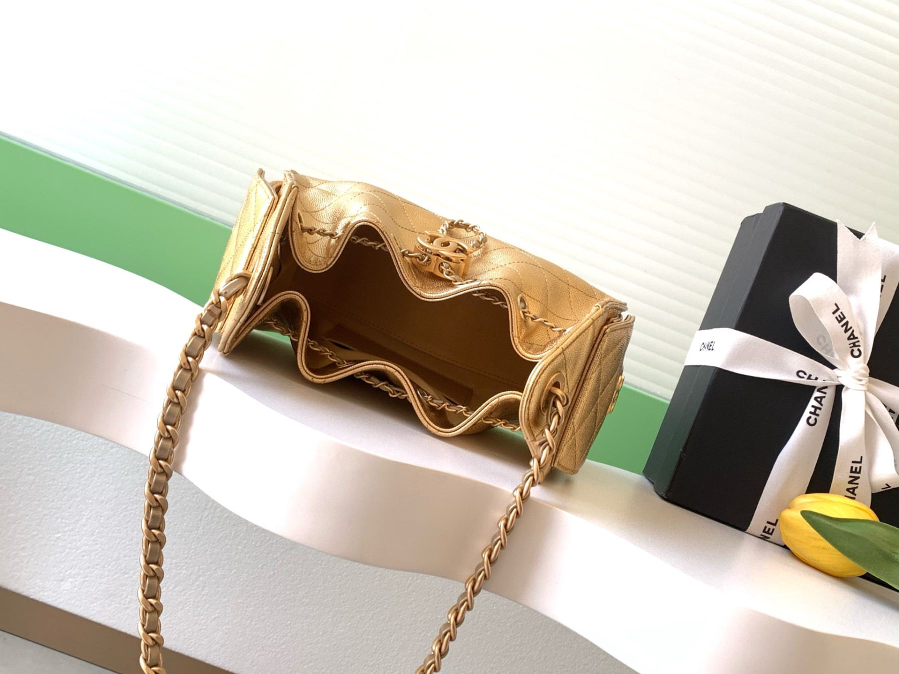 Ch**el 25C Bucket Bag 20x22x12.5cm