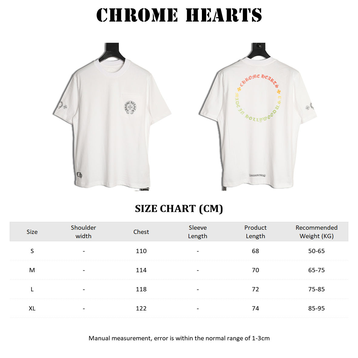 Ch*0me He**ts short-sleeved t-shirt