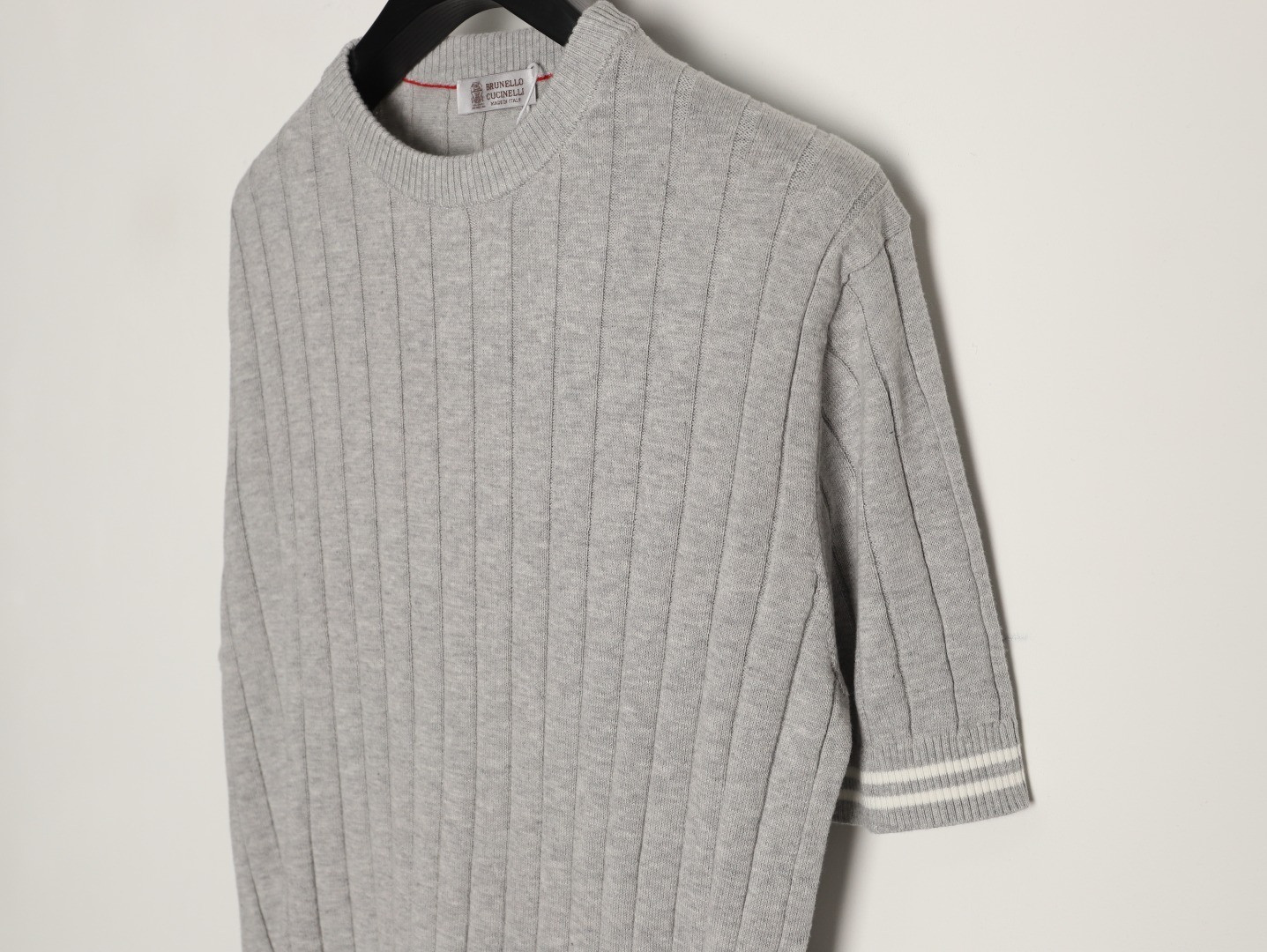 BRUNELLO CUCINELLI Knitting Short-sleeved T-shirt