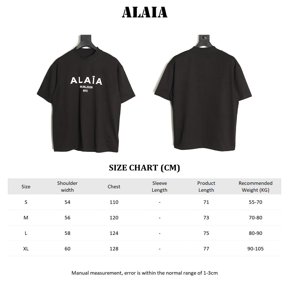 A1a1a short-sleeved t-shirt