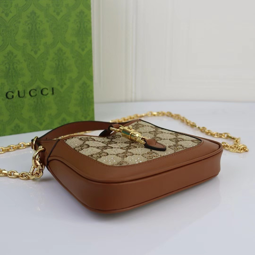 Gvc*1 JACKIE 1961 MINI GG SHOULDER BAG 19 x 13 x 3CM