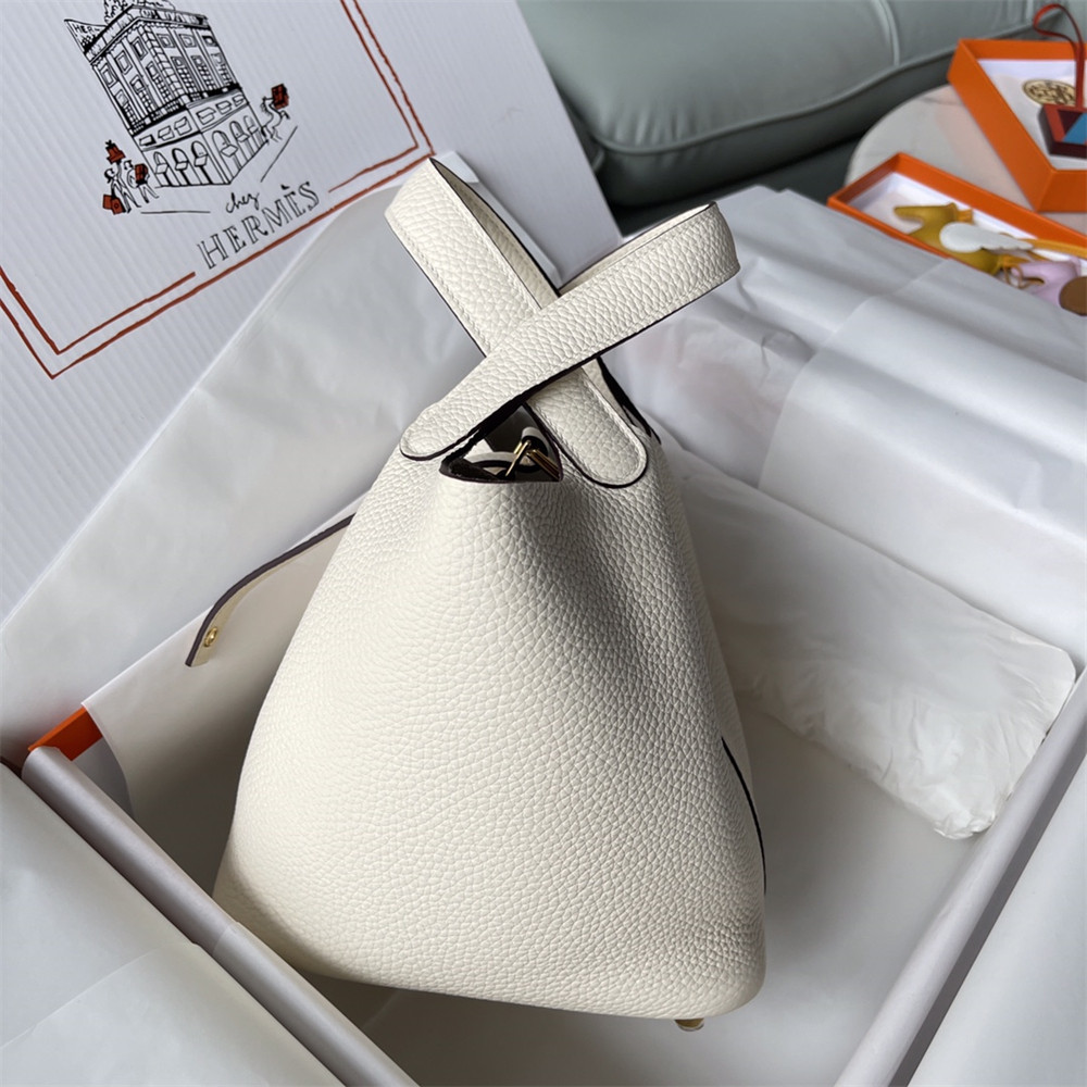 H**me5 Picotin 18cm milky white without original box