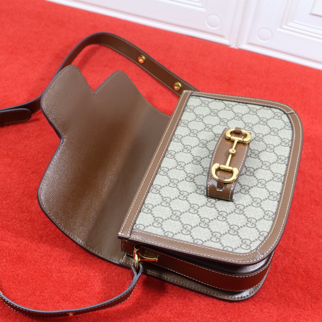 Gvc*1 HORSEBIT 1955 SHOULDER BAG 9.8"W x 7"H x 3.1"D