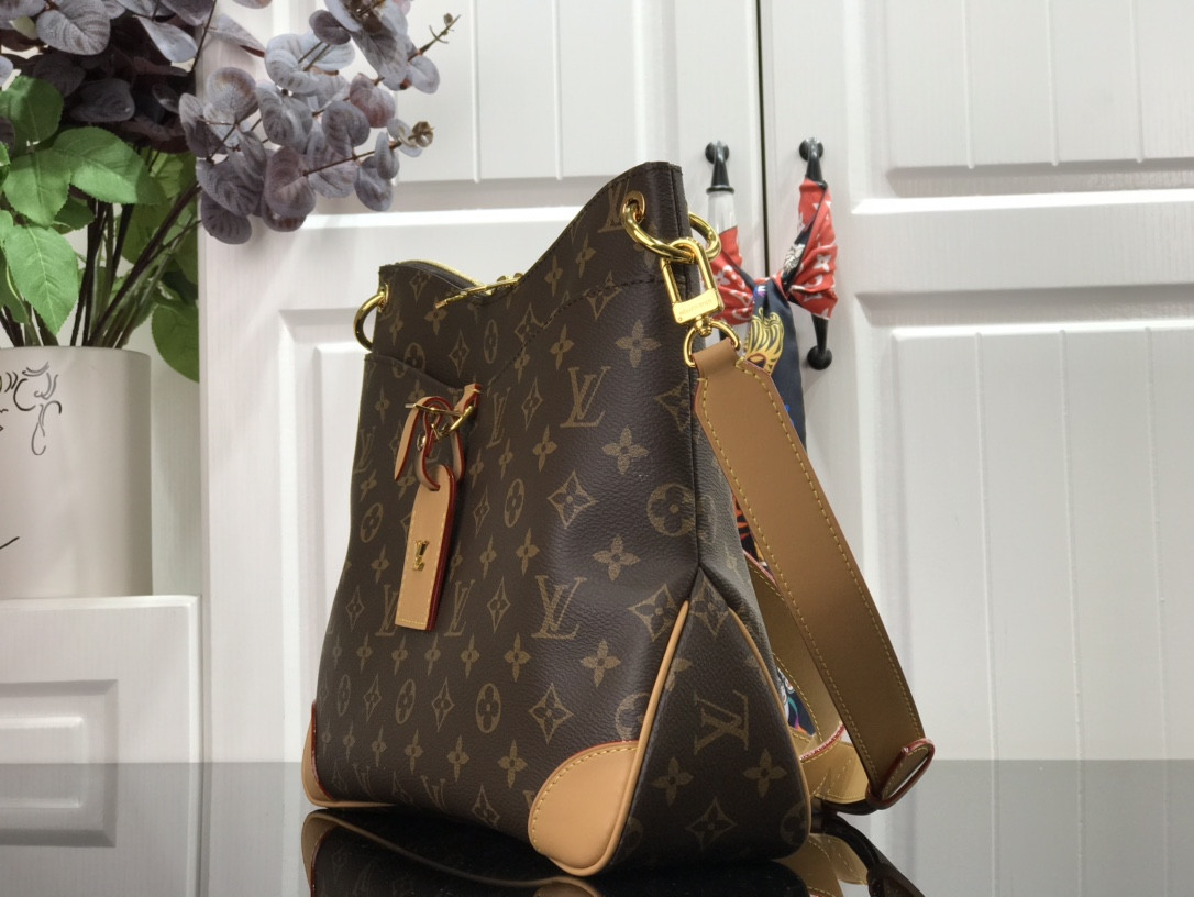 LV Odéon MM M45355 12.2x10.6x3.5 inches