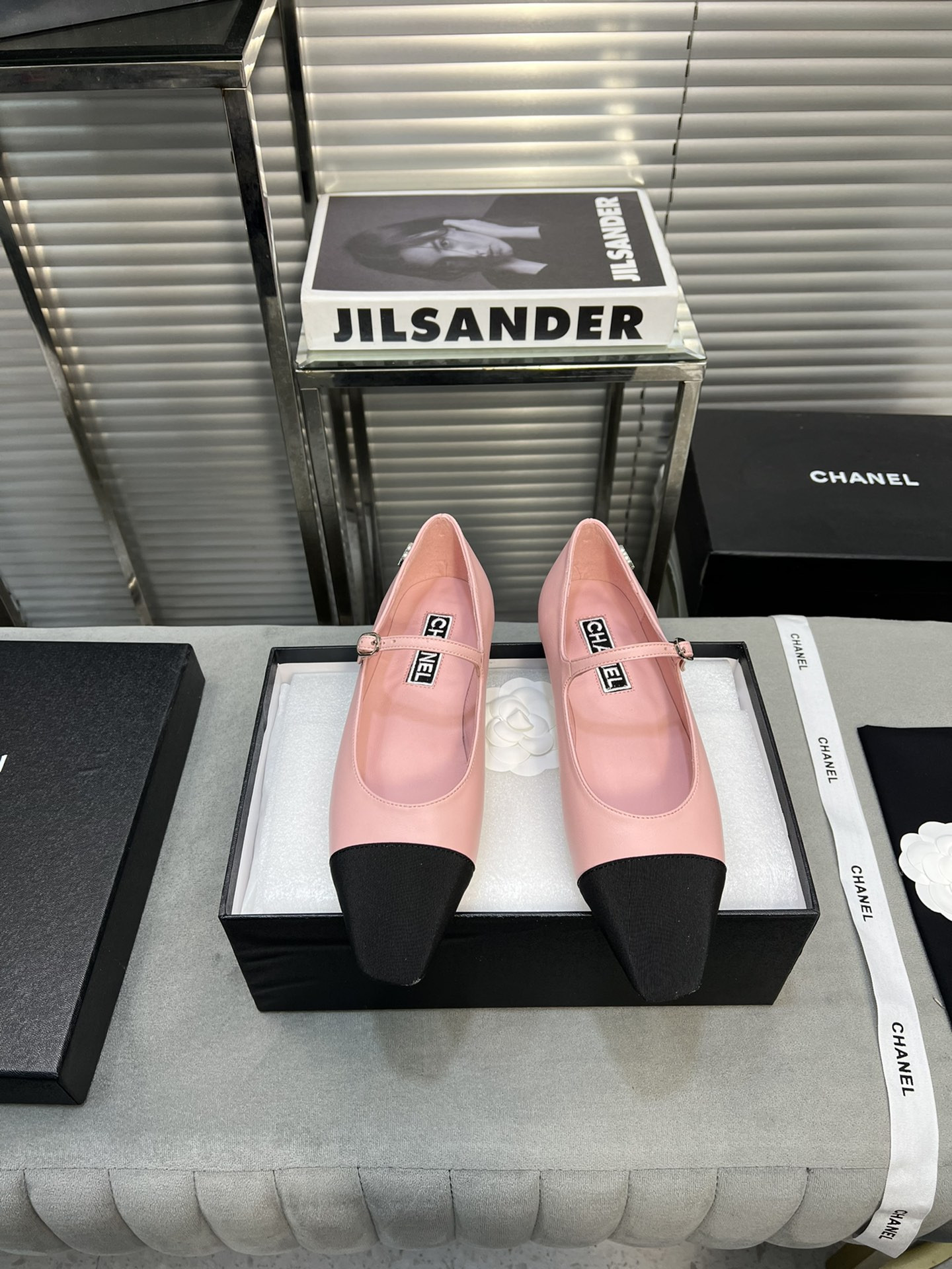 UA Ch**el MARY JANES Lambskin