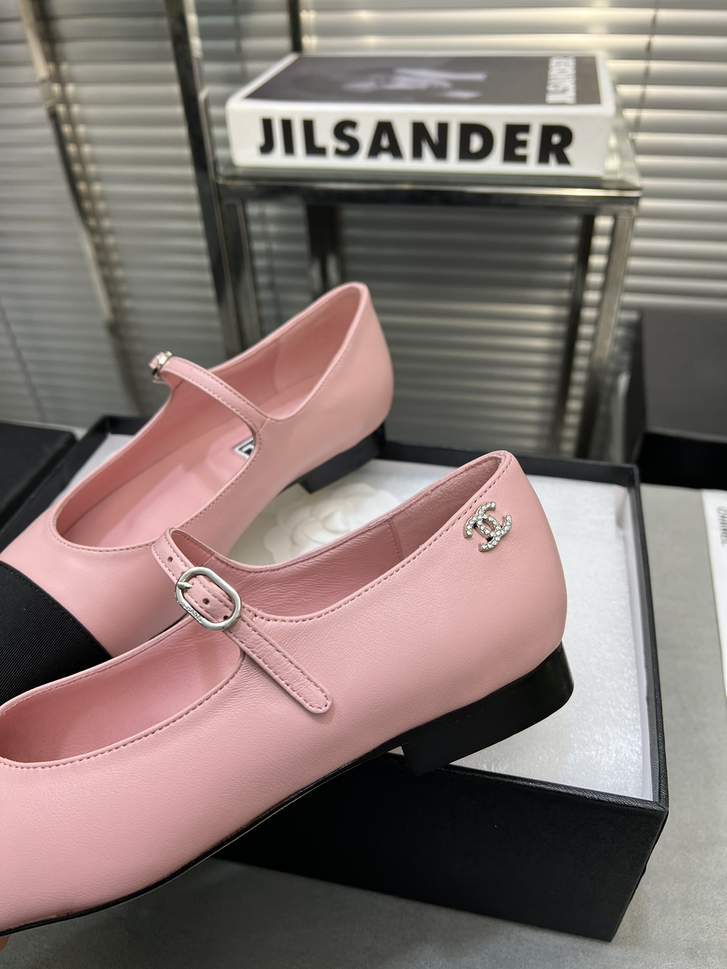 UA Ch**el MARY JANES Lambskin
