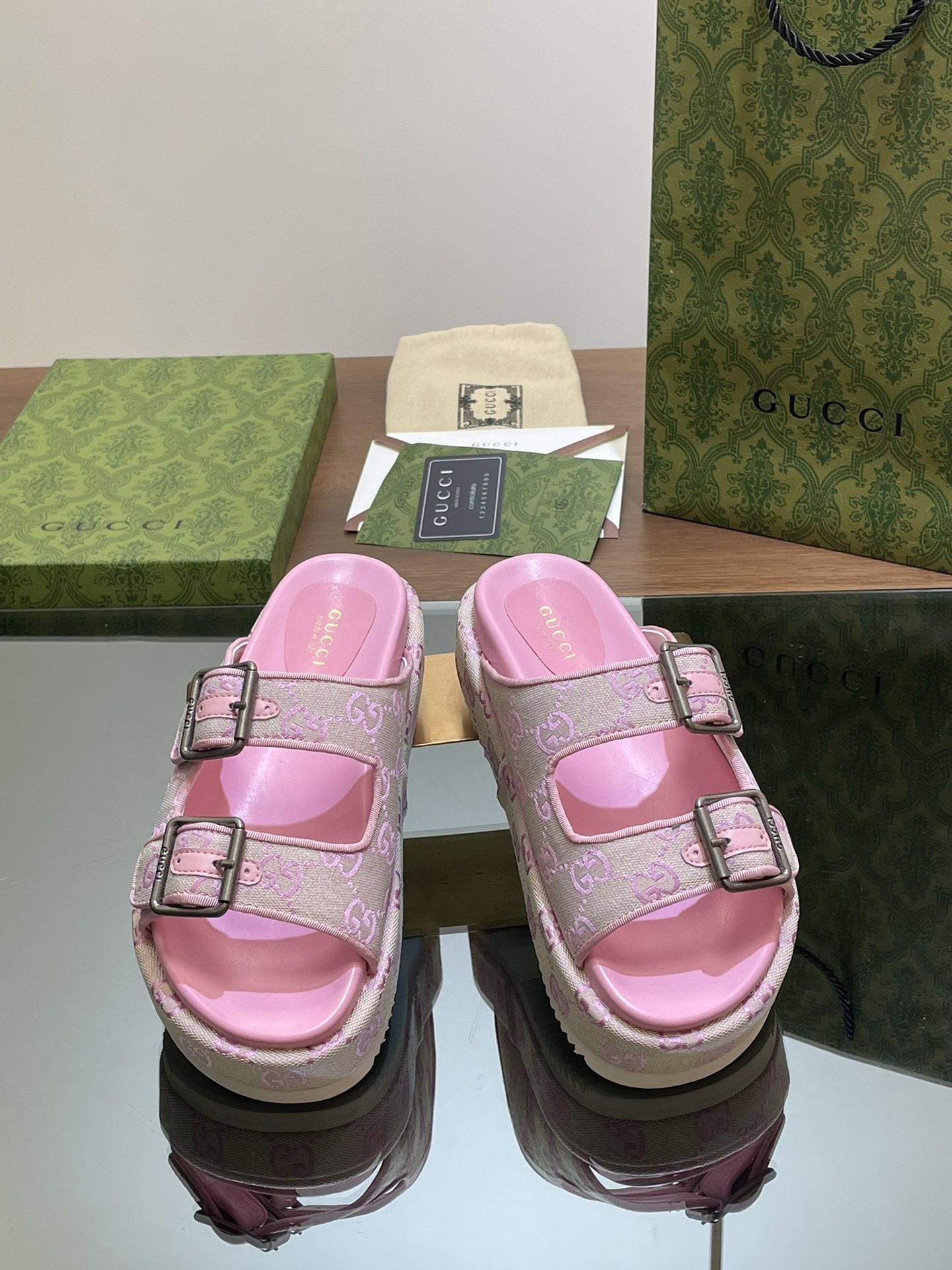 UA Gvc*1 SANDAL WITH DOUBLE G