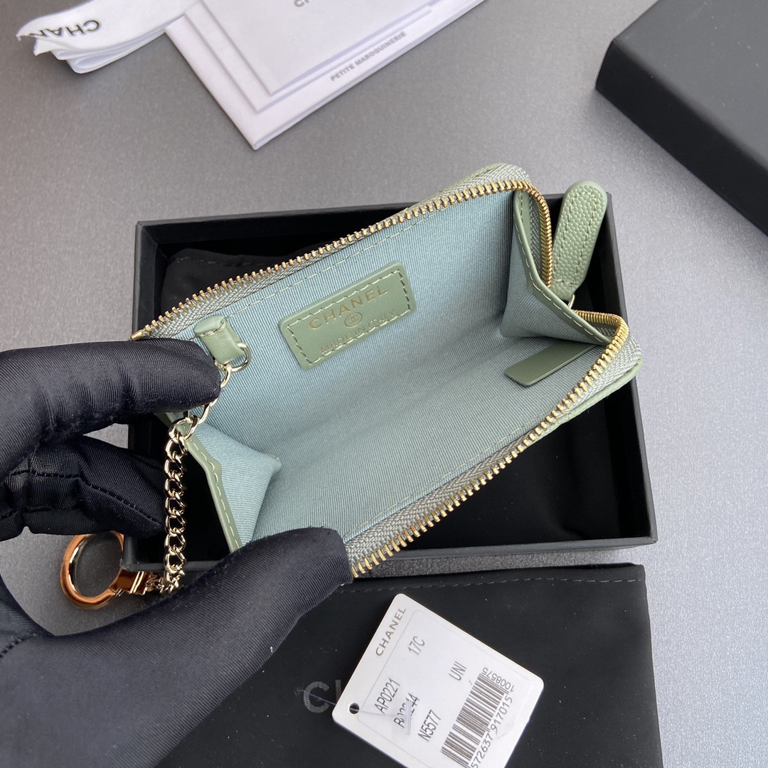 Ch**el Card holder 11.5×7.5×1.5cm
