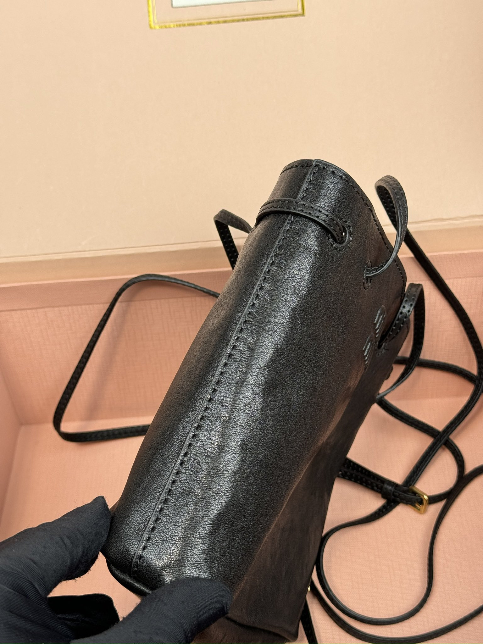 M1v M1v nappa leather mini bag 17x14x6cm