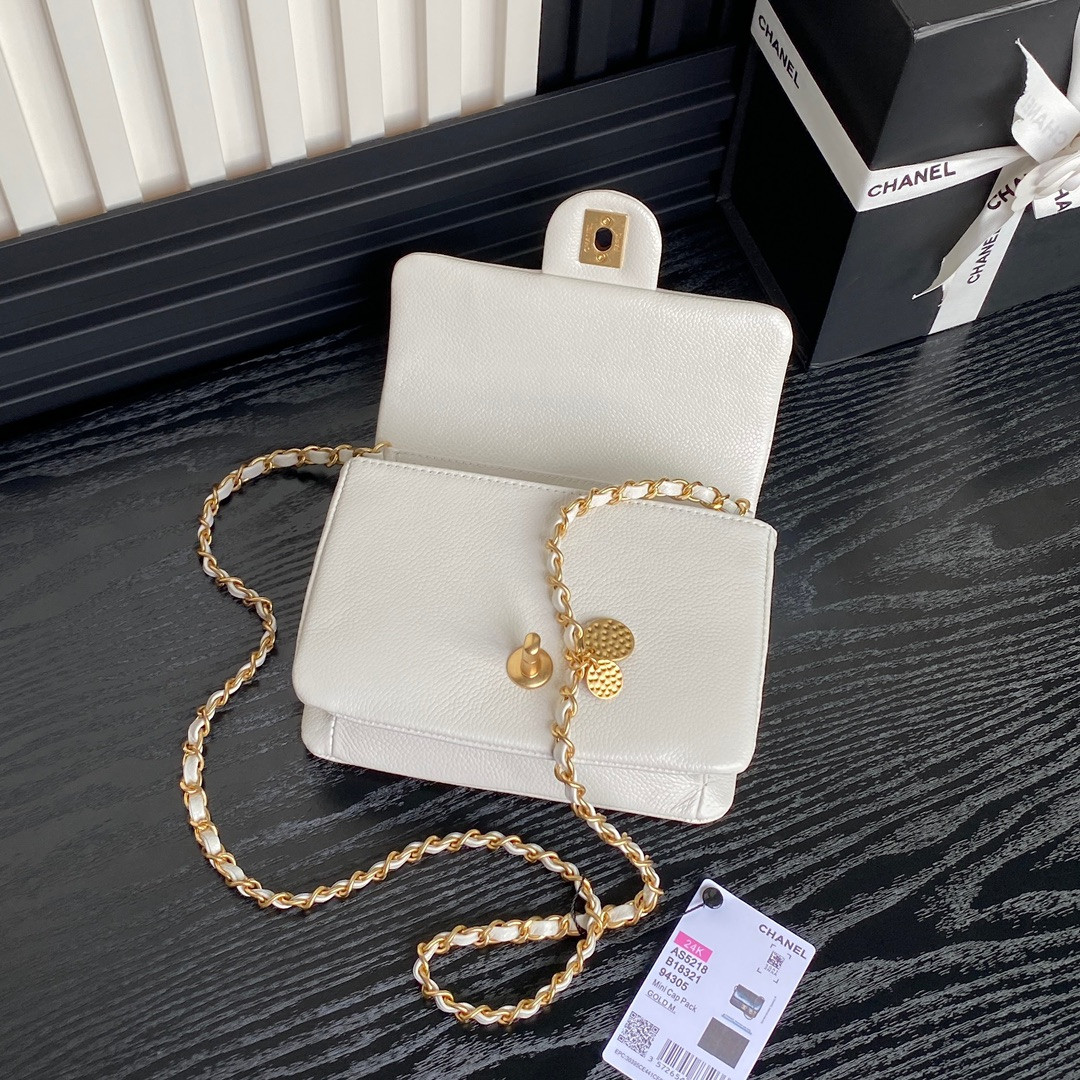 Ch**el MINI FLAP BAG 13×17.5×6cm