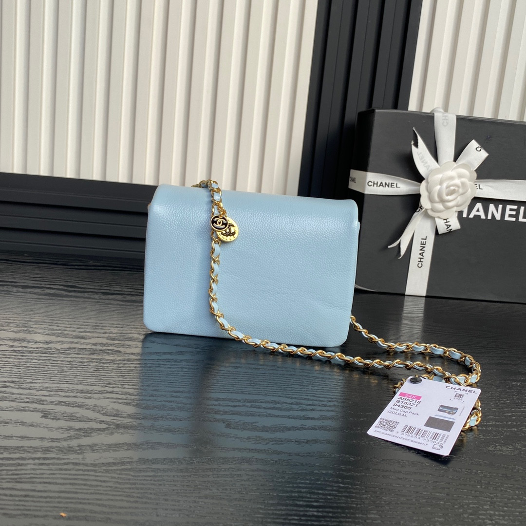 Ch**el MINI FLAP BAG 13×17.5×6cm