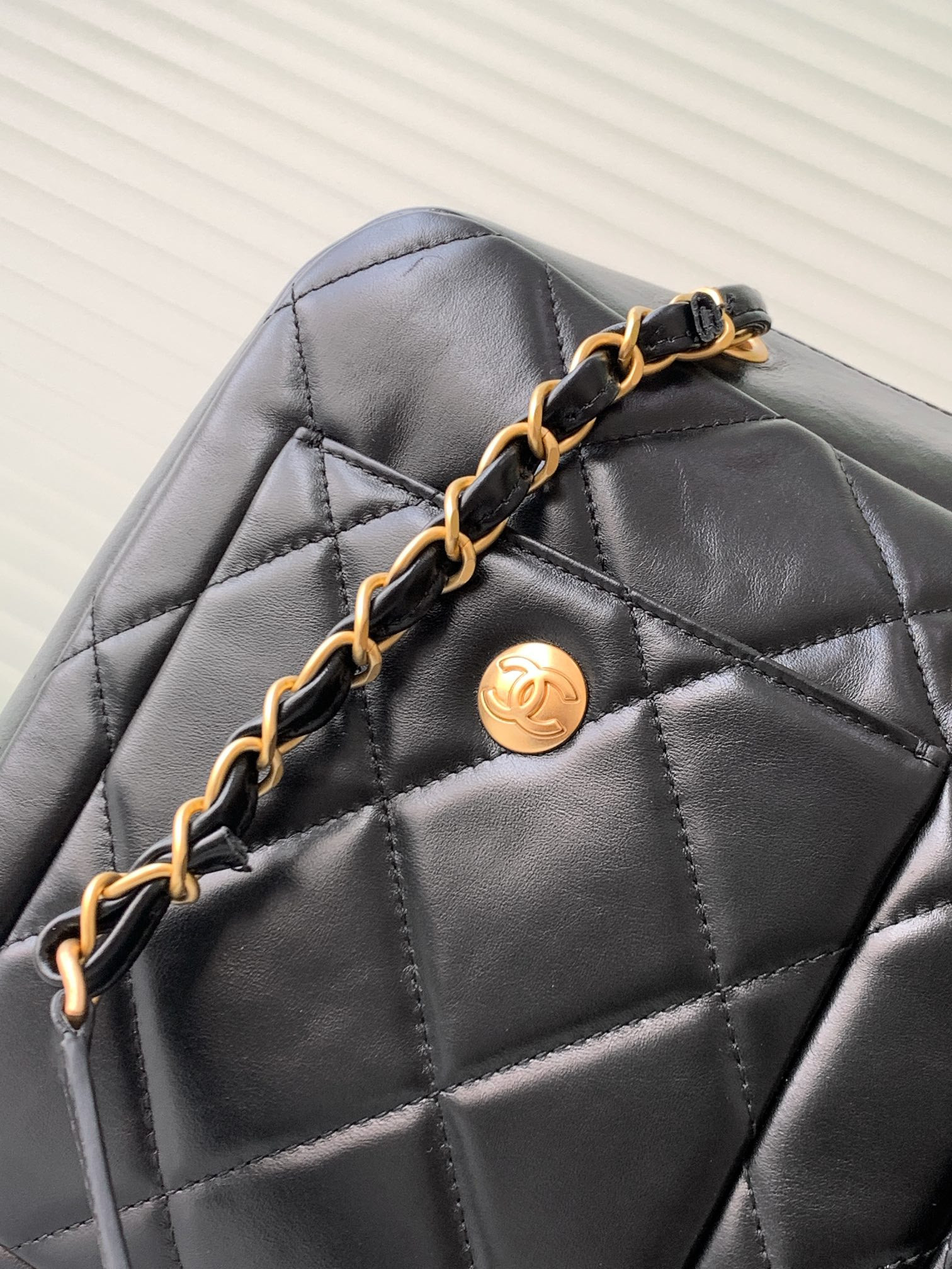 Ch**el Bowling Bag 21x33x15cm