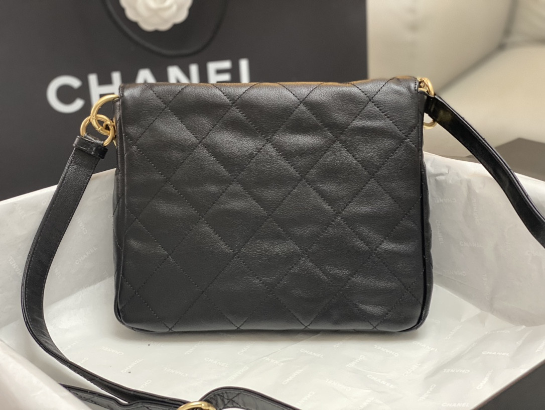 Ch**el Hobo Handbag 21x27x4.5cm