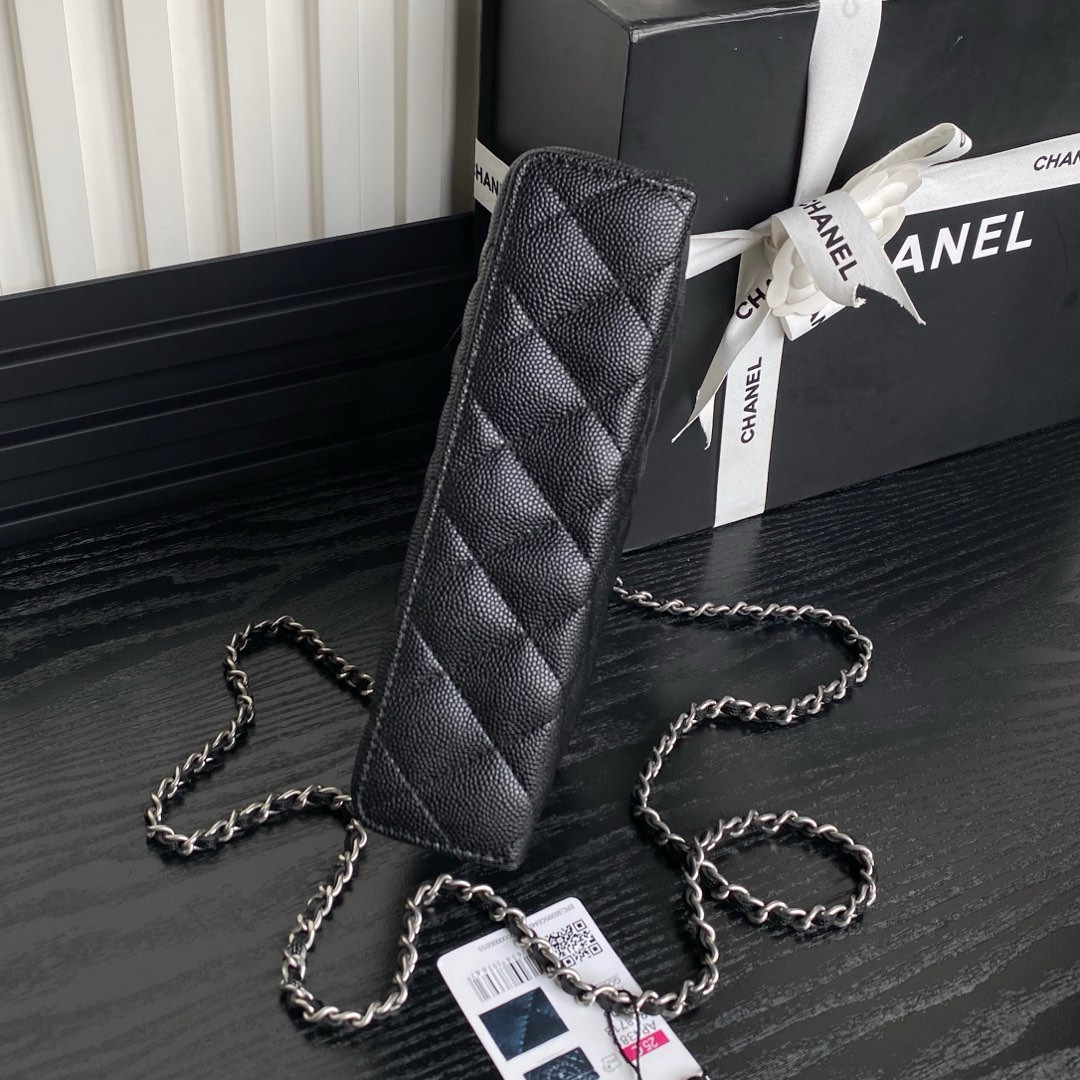 Ch**el with chain Handbag 14×18×3cm