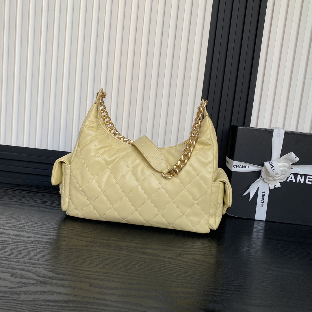 Ch**el 25c Maxi Hobo Bag 27×35×18cm