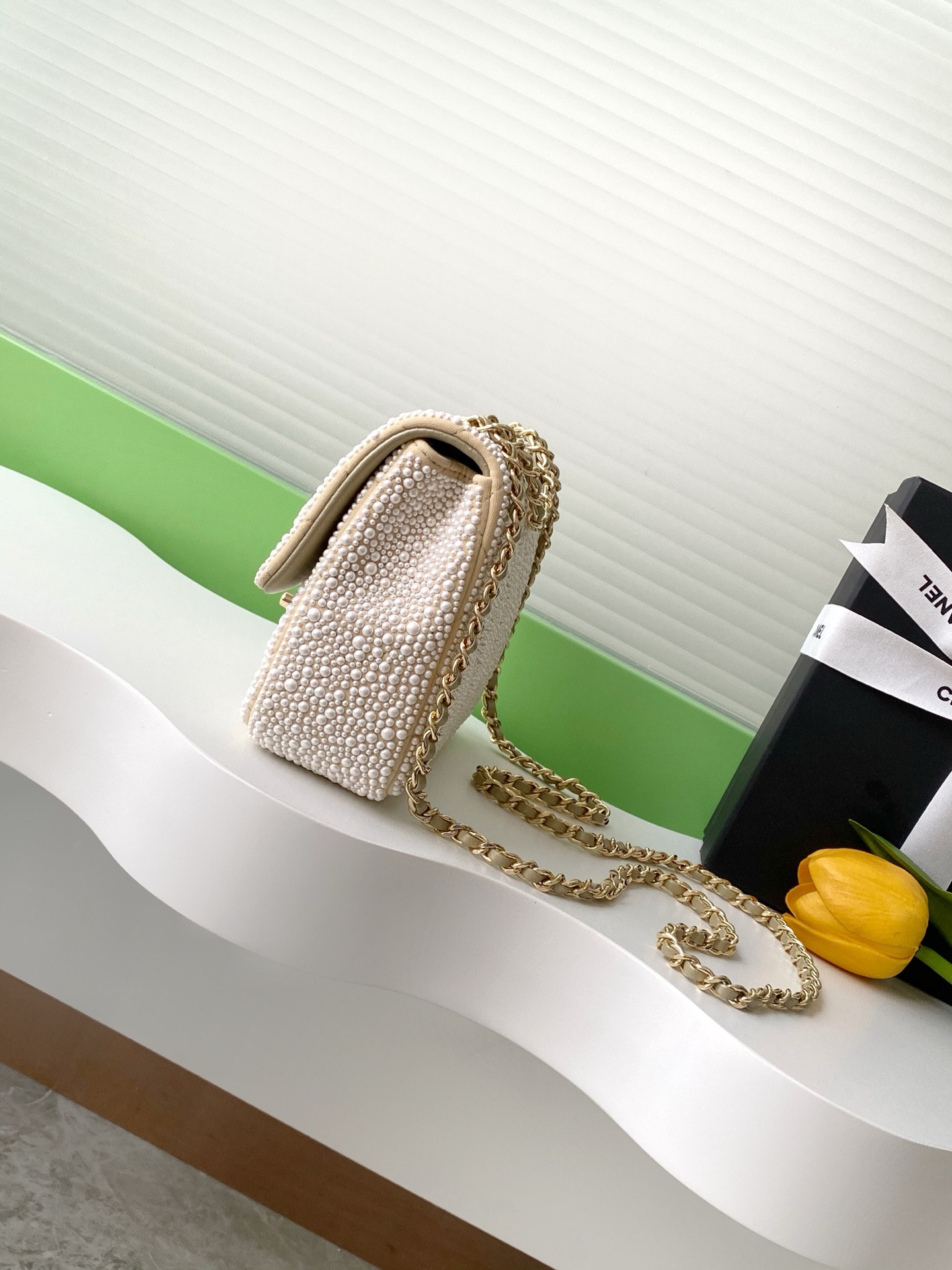 Ch**el CF Evening Bag  AS4297 13x21x8cm
