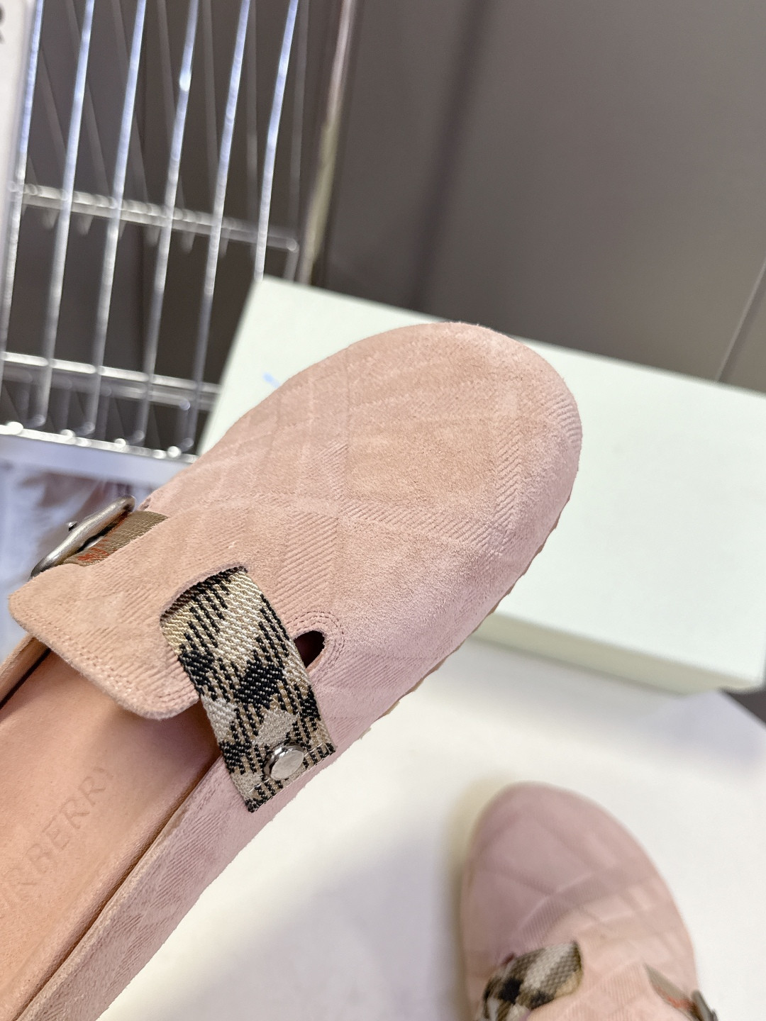 UA Bv*b*rry Check Suede Urchin Clogs