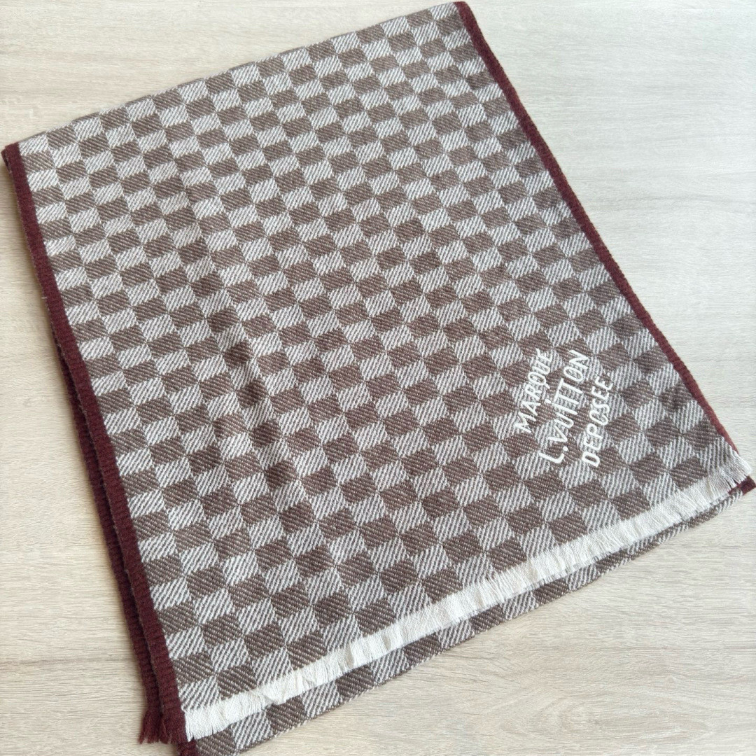 l0vis Vvtt0n check scarf 45x190cm