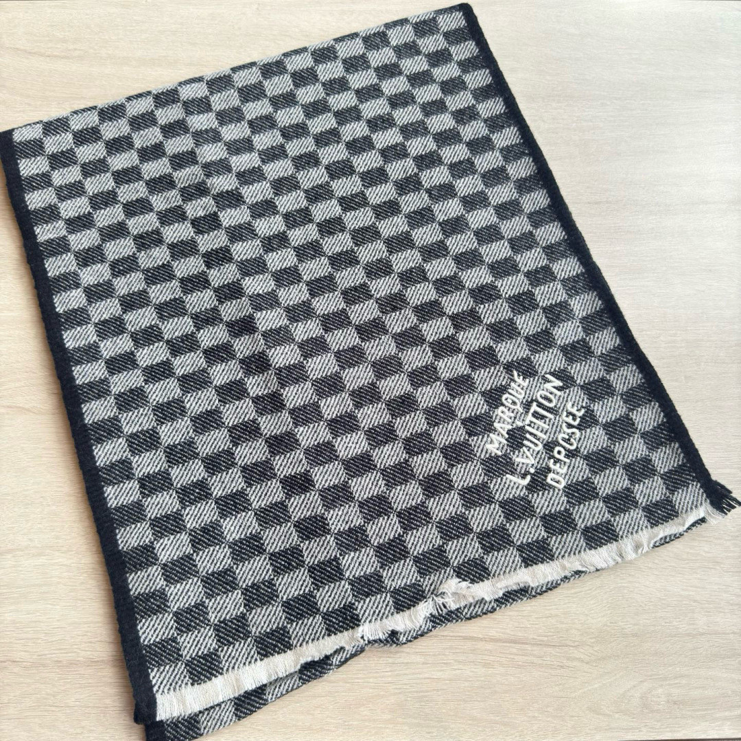 l0vis Vvtt0n check scarf 45x190cm
