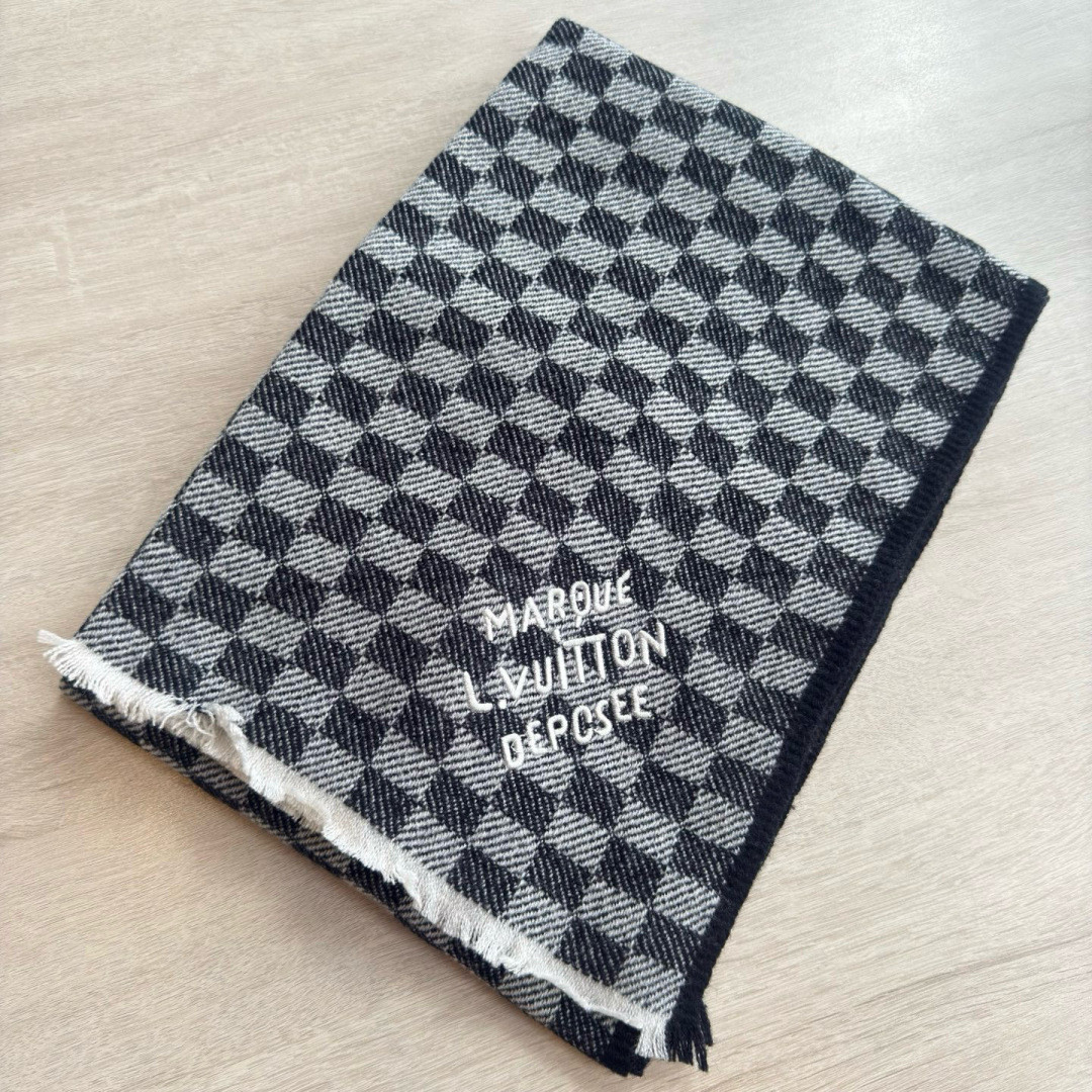 l0vis Vvtt0n check scarf 45x190cm