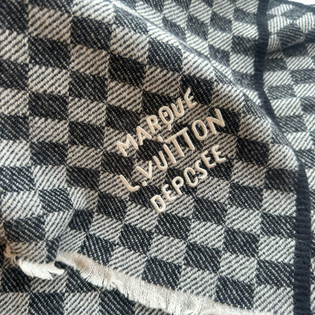 l0vis Vvtt0n check scarf 45x190cm