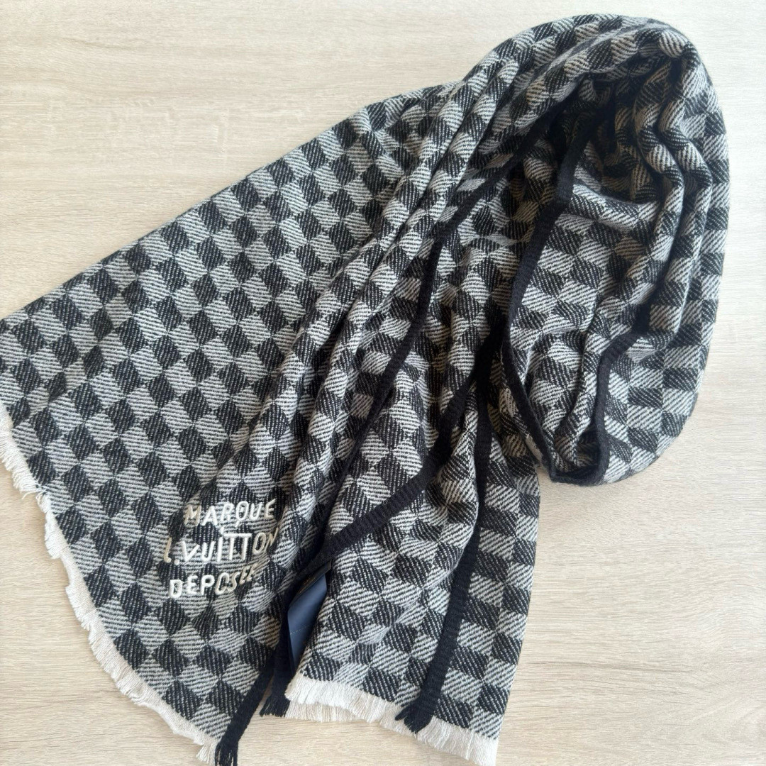 l0vis Vvtt0n check scarf 45x190cm