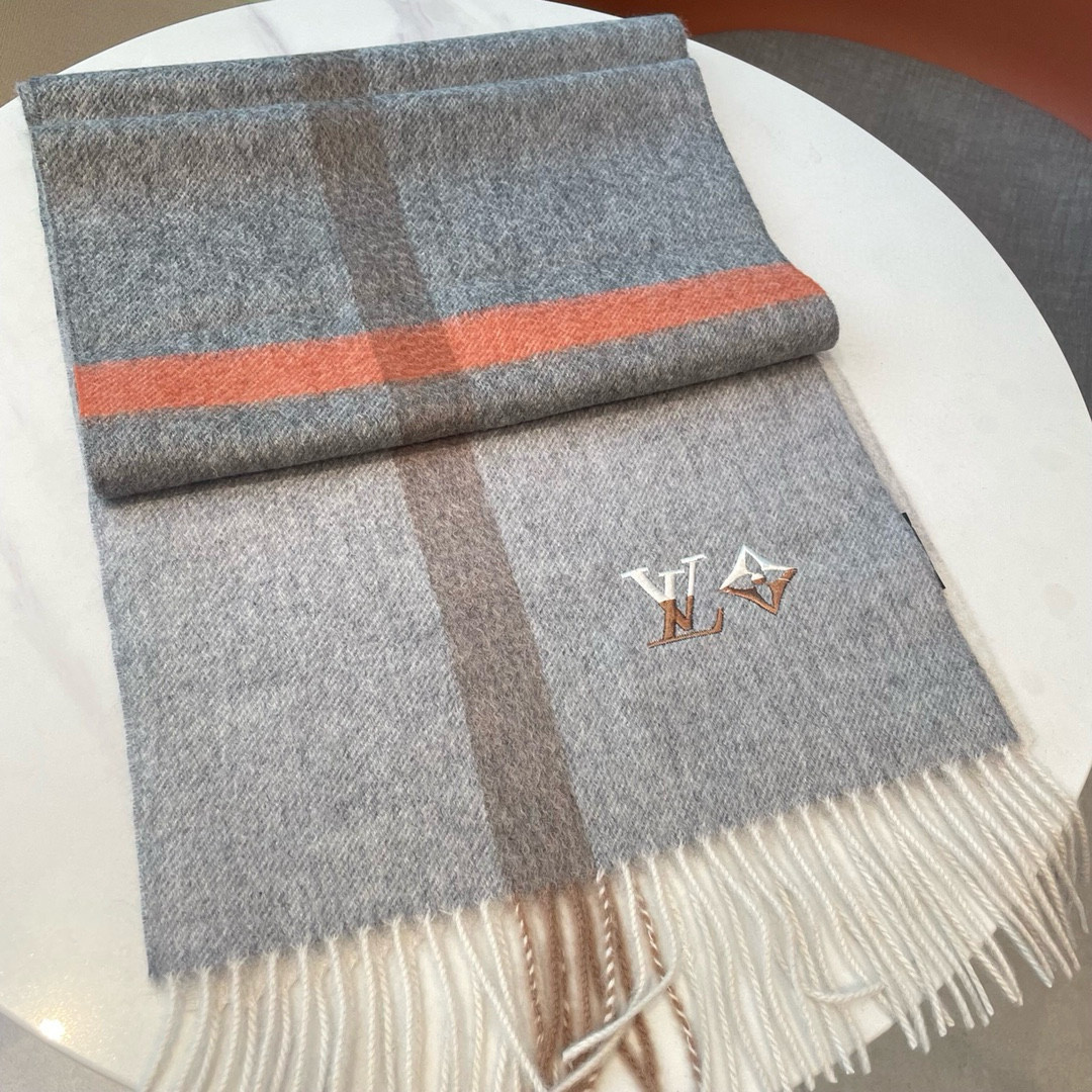 l0vis Vvtt0n scarf 32x180cm 100% cashmere