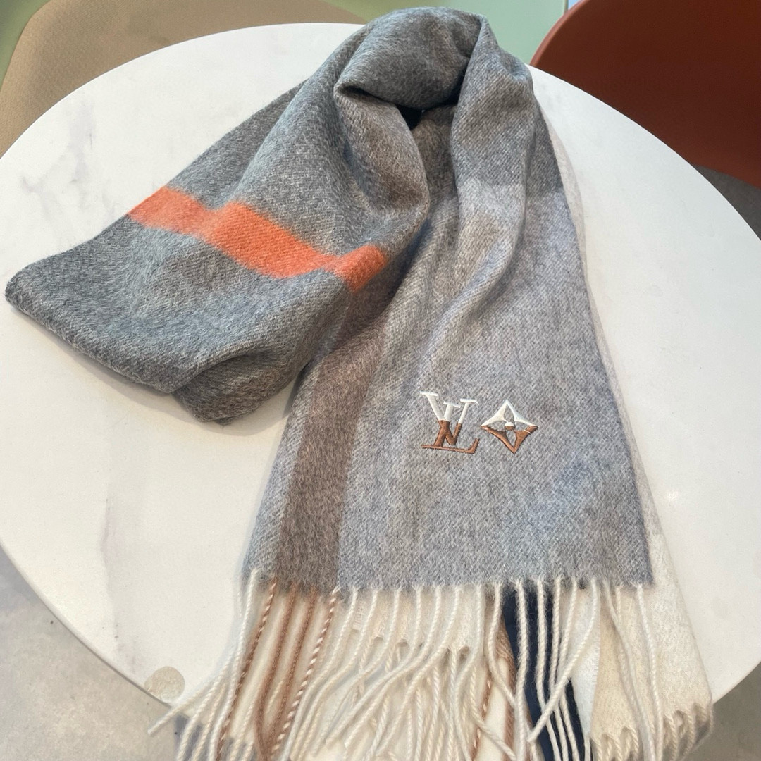 l0vis Vvtt0n scarf 32x180cm 100% cashmere