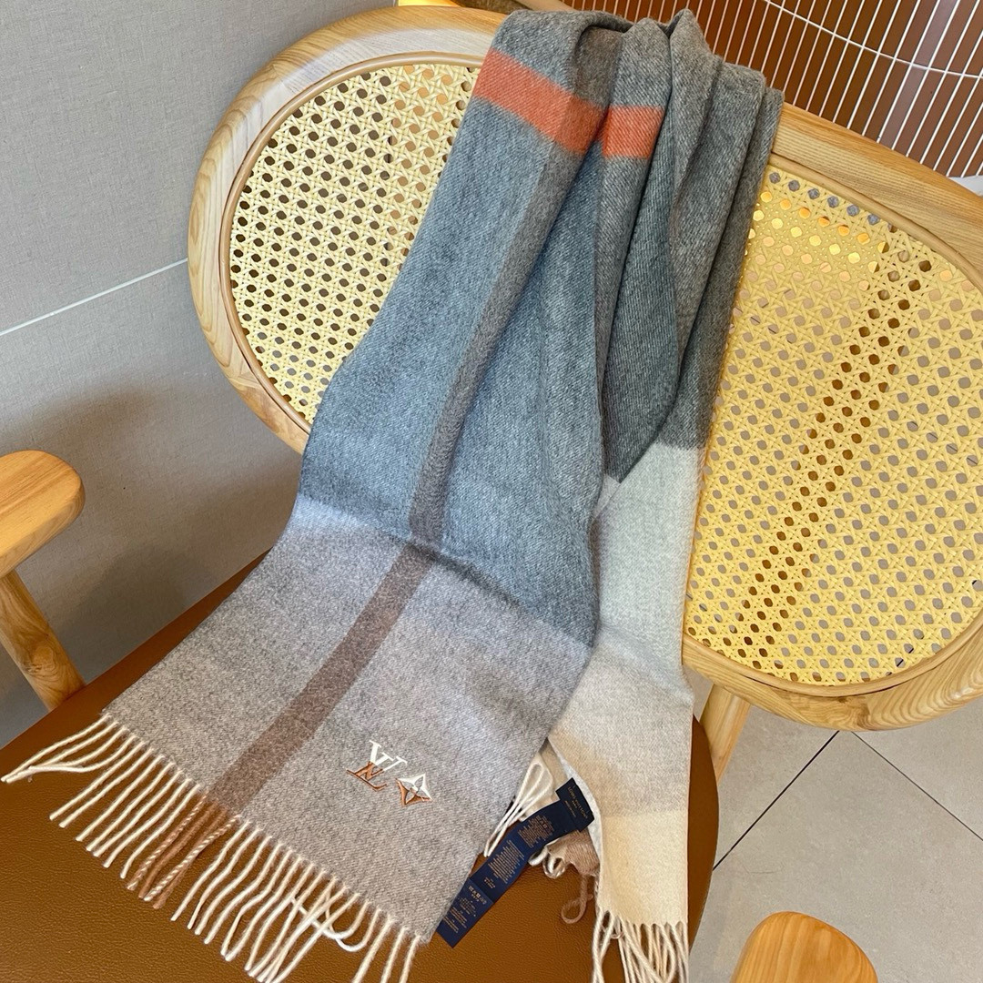 l0vis Vvtt0n scarf 32x180cm 100% cashmere