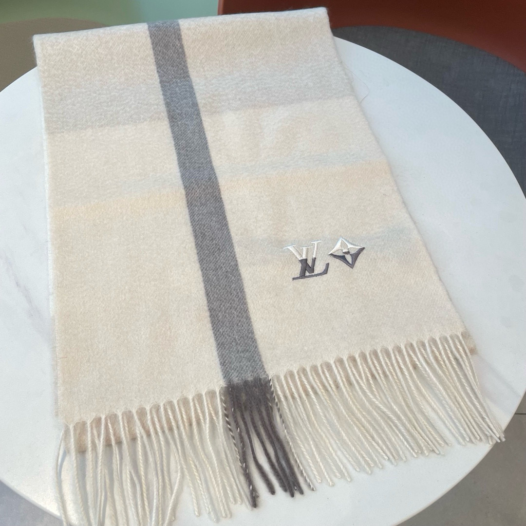 l0vis Vvtt0n scarf 32x180cm 100% cashmere