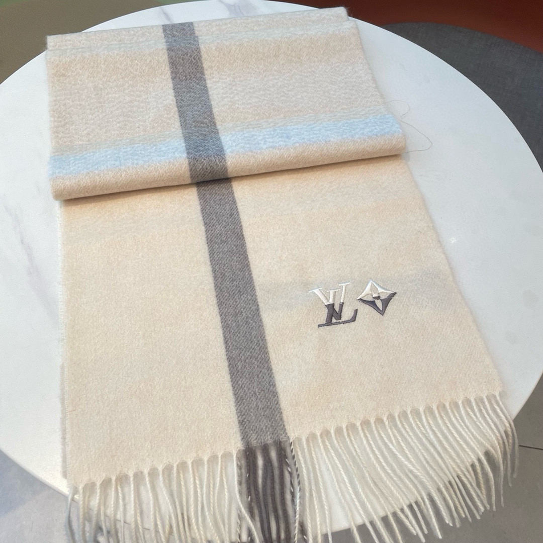 l0vis Vvtt0n scarf 32x180cm 100% cashmere