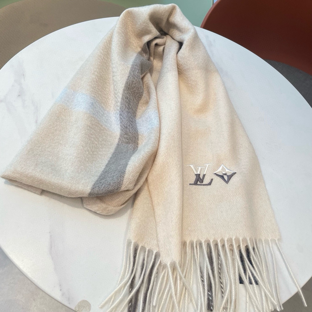 l0vis Vvtt0n scarf 32x180cm 100% cashmere