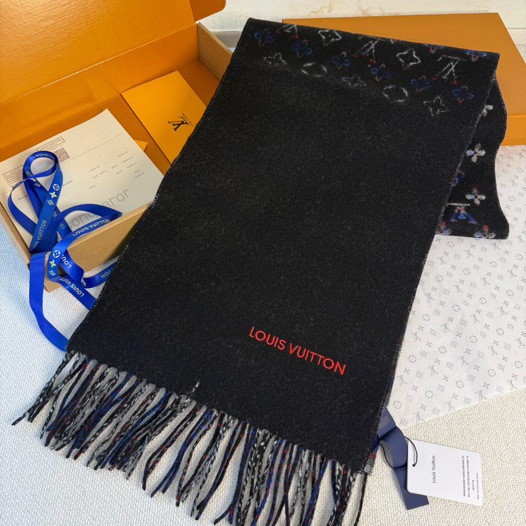 l0vis Vvtt0n double-sided scarf 35x200cm