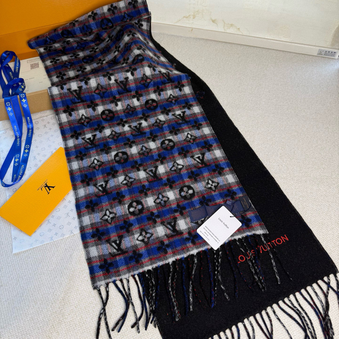 l0vis Vvtt0n double-sided scarf 35x200cm