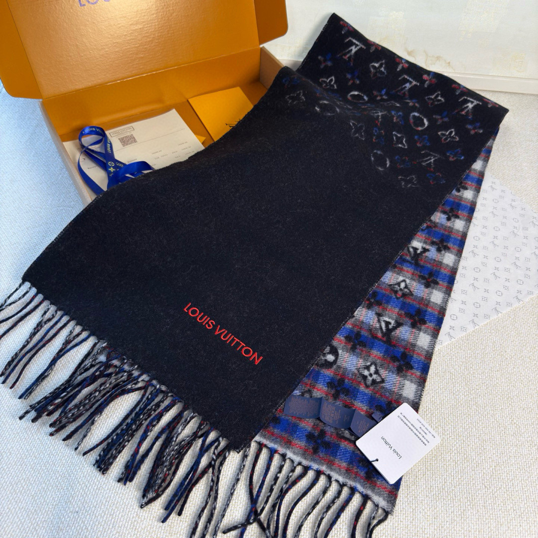 l0vis Vvtt0n double-sided scarf 35x200cm