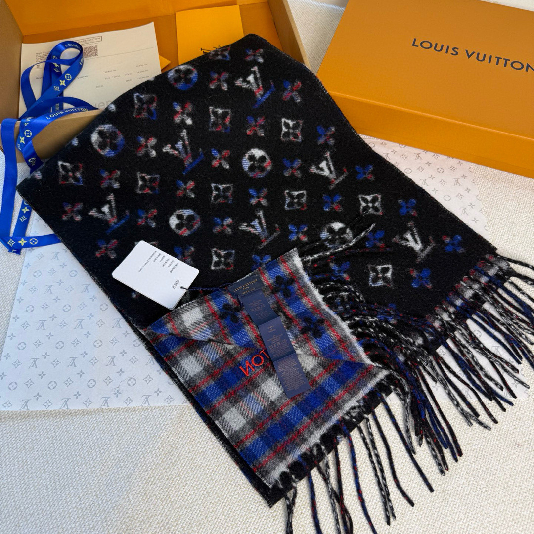 l0vis Vvtt0n double-sided scarf 35x200cm