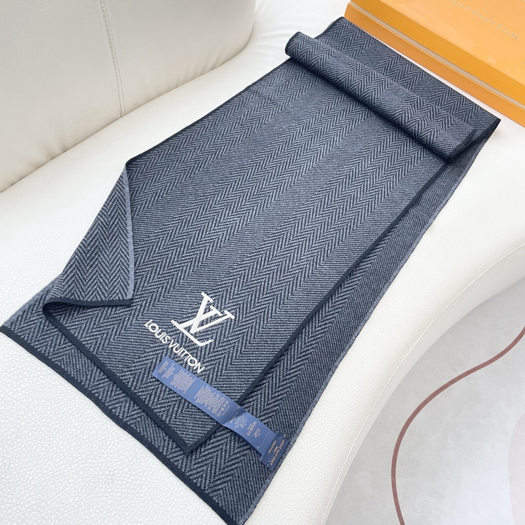 l0vis Vvtt0n scarf 32x180cm 100% knitted cashmere