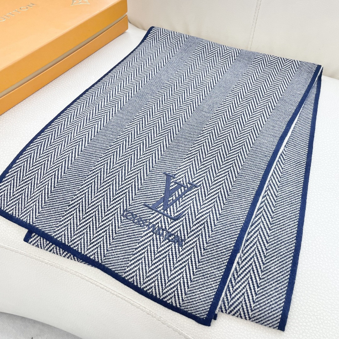 l0vis Vvtt0n scarf 32x180cm 100% knitted cashmere